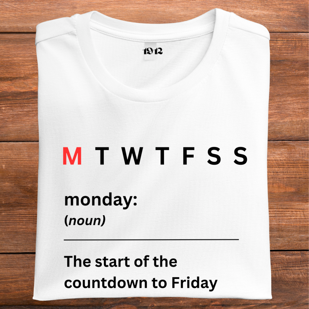 MONDAY- The Start Of The Countdown to Friday